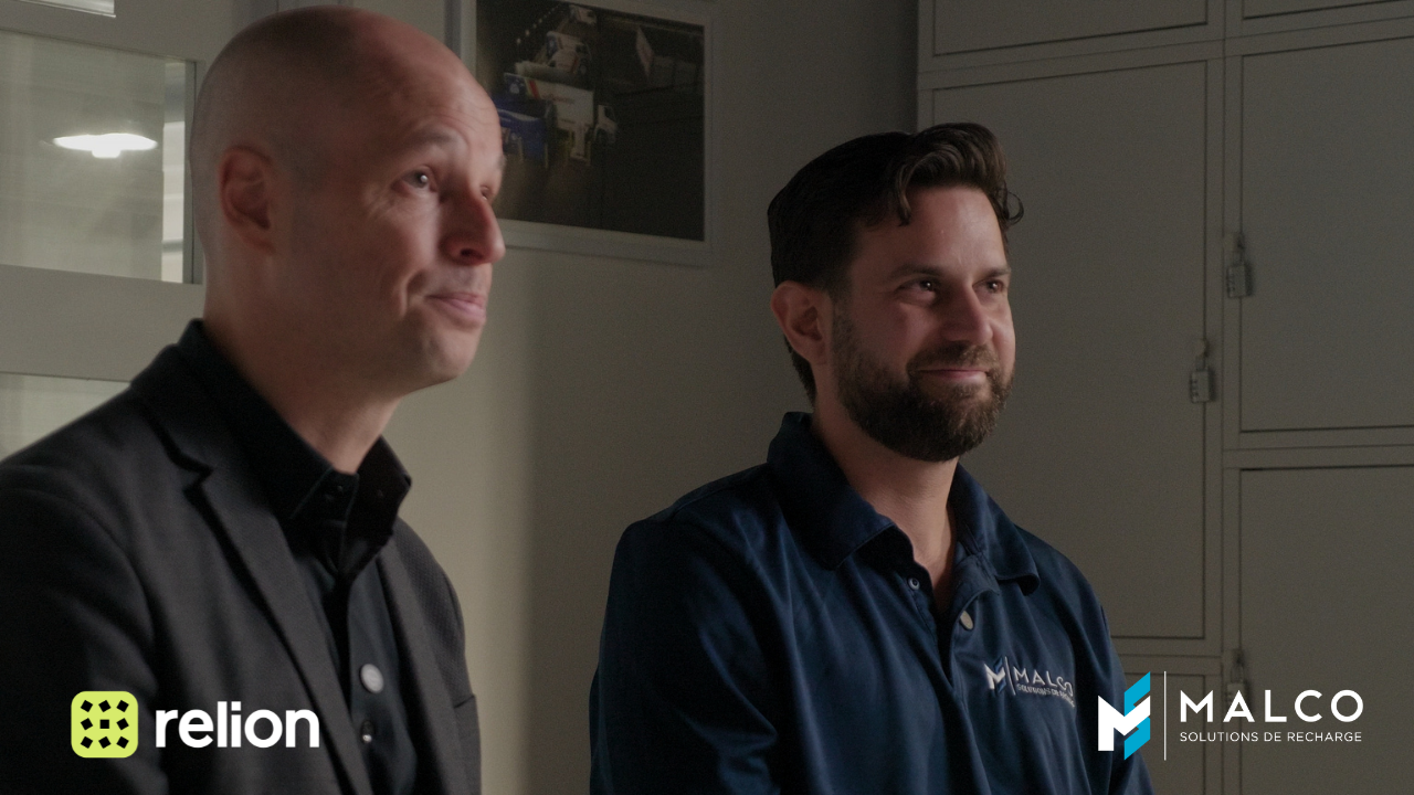 Benoit Lacroix (Relion) et Marc-Andre Bellemare (Malco: Solutions de recharge)